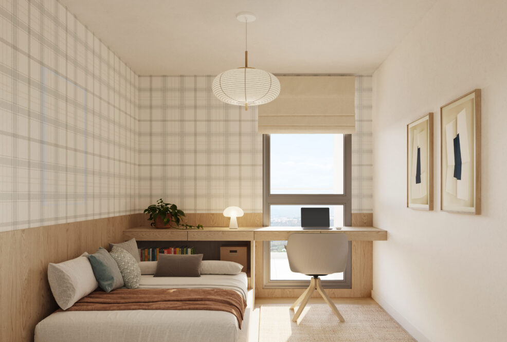 decoración moderna de habitación